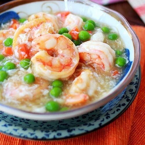 3. Shrimp w. Lobster Sauce